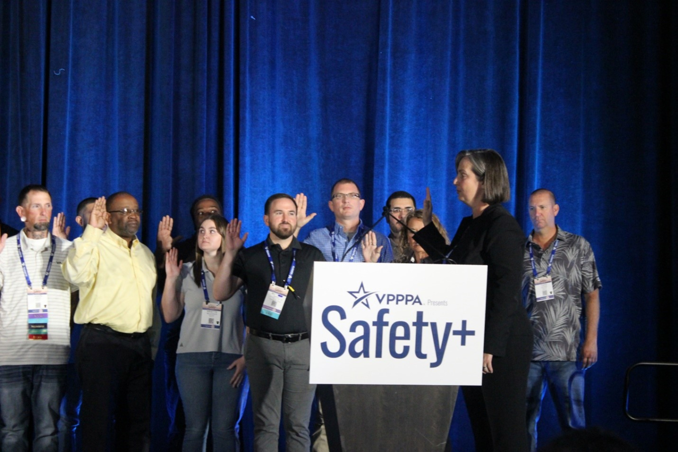 Mr. Moises Atiles and Mr. Matthew Ramsey are sworn in as Special Government Employees by Ms. Jennifer Rouse, Regional Administrator of OSHA Region 8