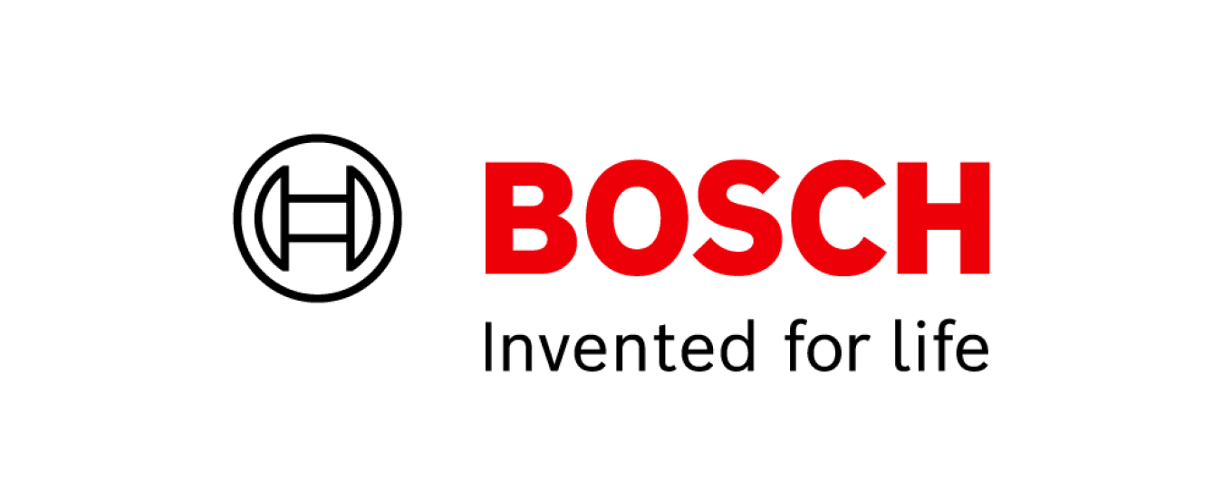 Bosch logo with the words "Invented for life."