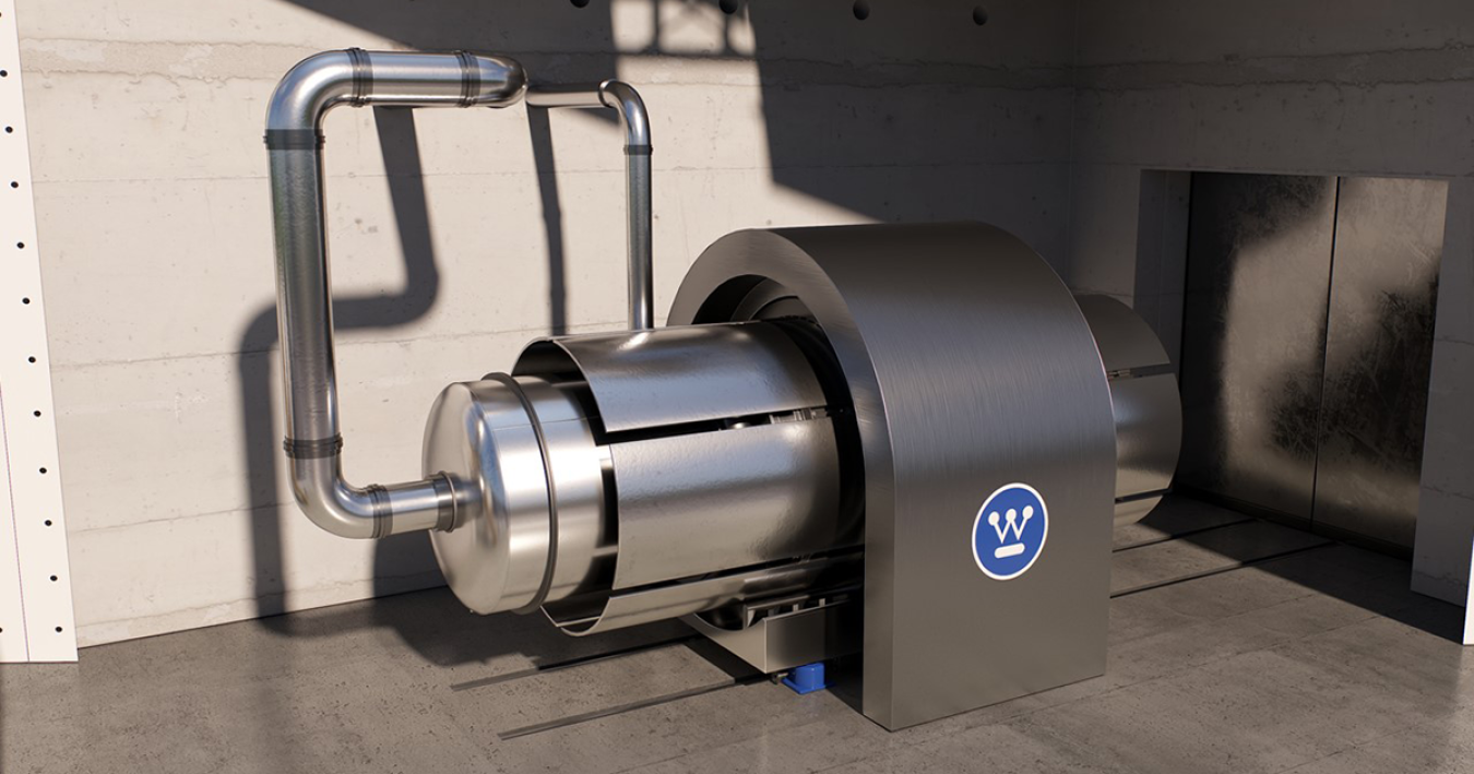 Rendering of the Westinghouse eVinci microreactor.