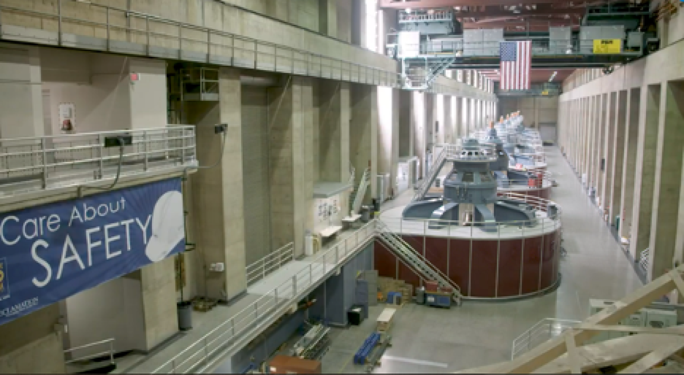 A modernized hydropower plant and its turbines