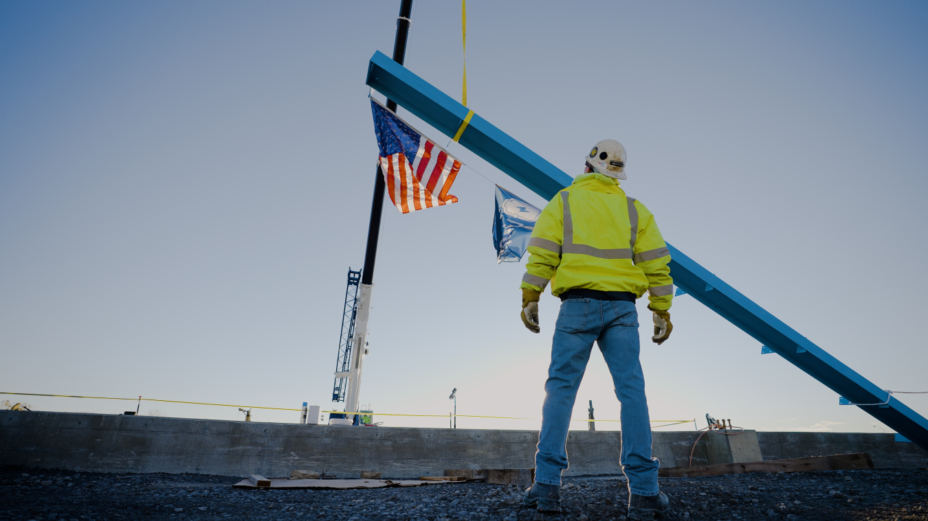 LC first beam install