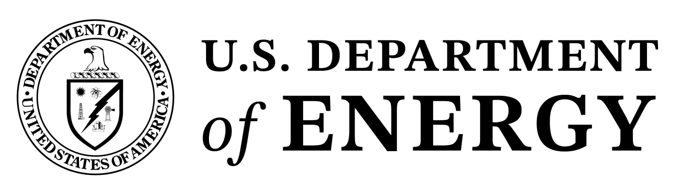 DOE Logo with seal all black
