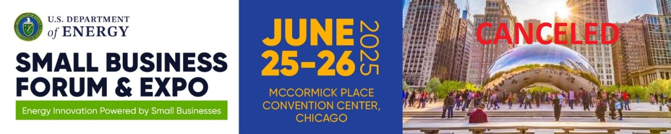 2025 DOE Small Business Forum & Expo Cancelation