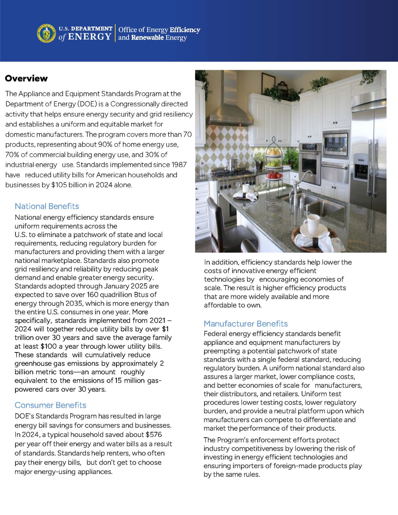 Appliance Standards Fact Sheet