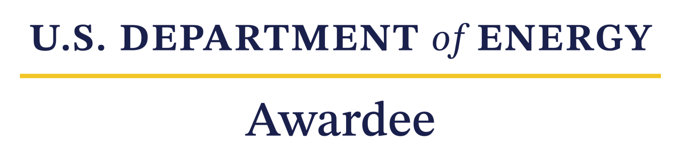 Vertical Awardee Graphic Blue Text