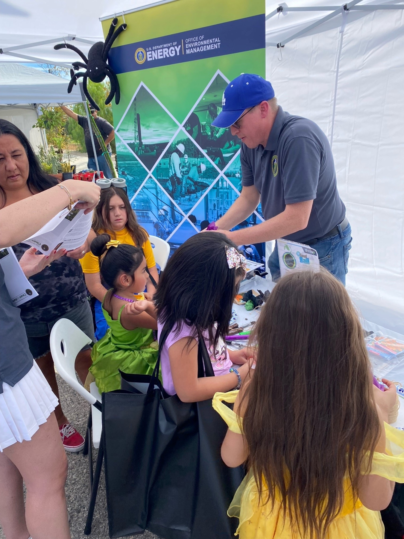 DOE team members at street fair