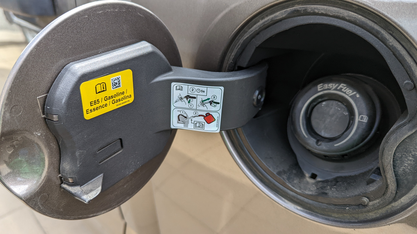 E85 truck's fuel tank