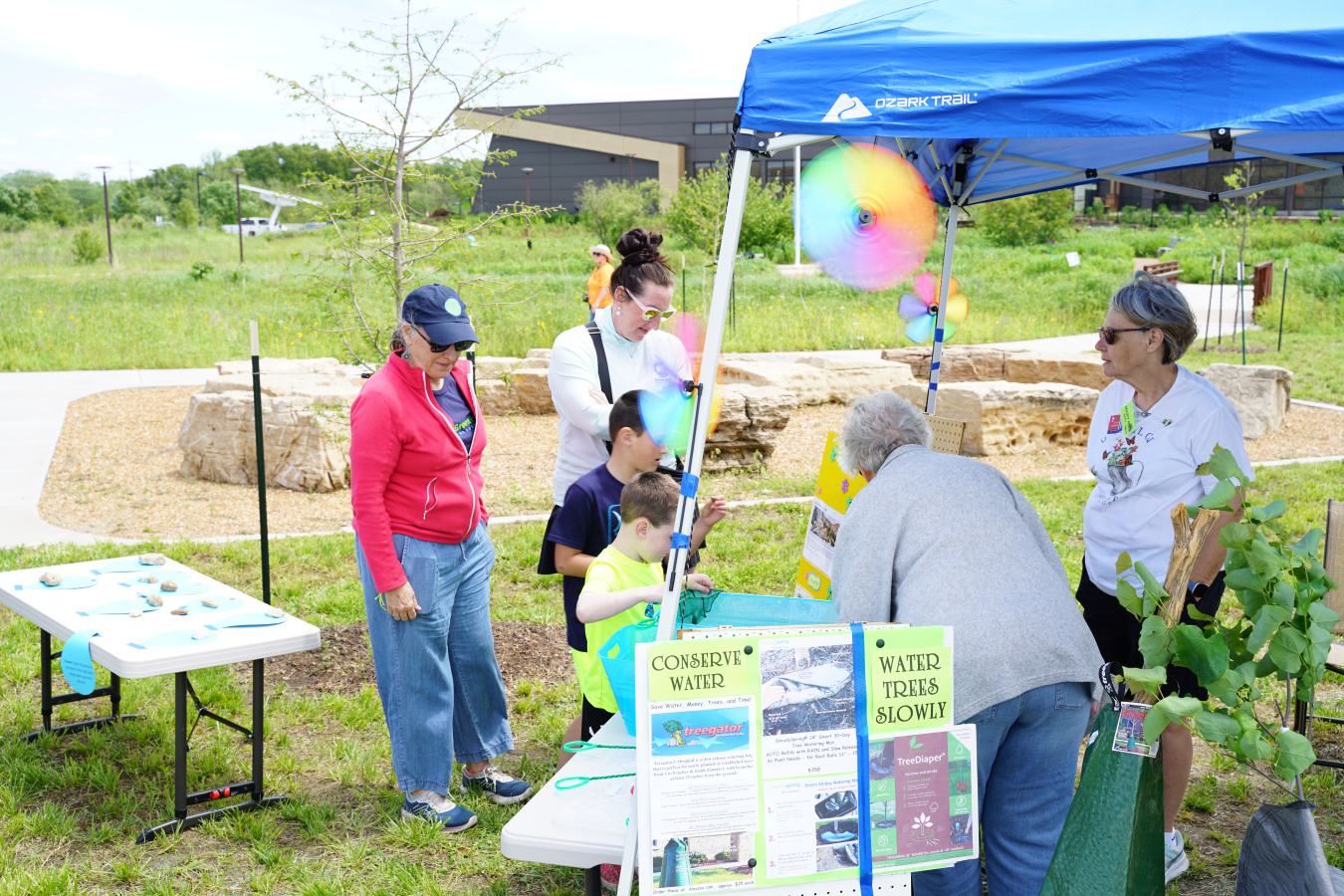 Conserving water was the theme of the day at Garden Expo with more than 500 visitors taking advantage of great weather and the opportunity to shop with over 25 local flower and gardening vendors.