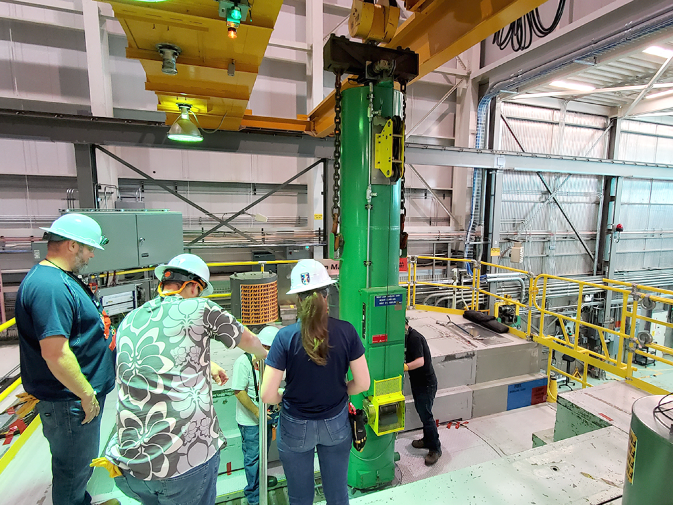 TREAT test of high-burnup fuels at Idaho National Laboratory.