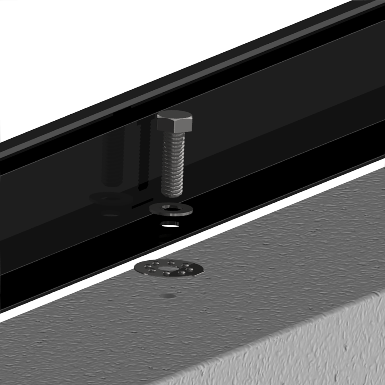 Illustration of a module fastener bonding device