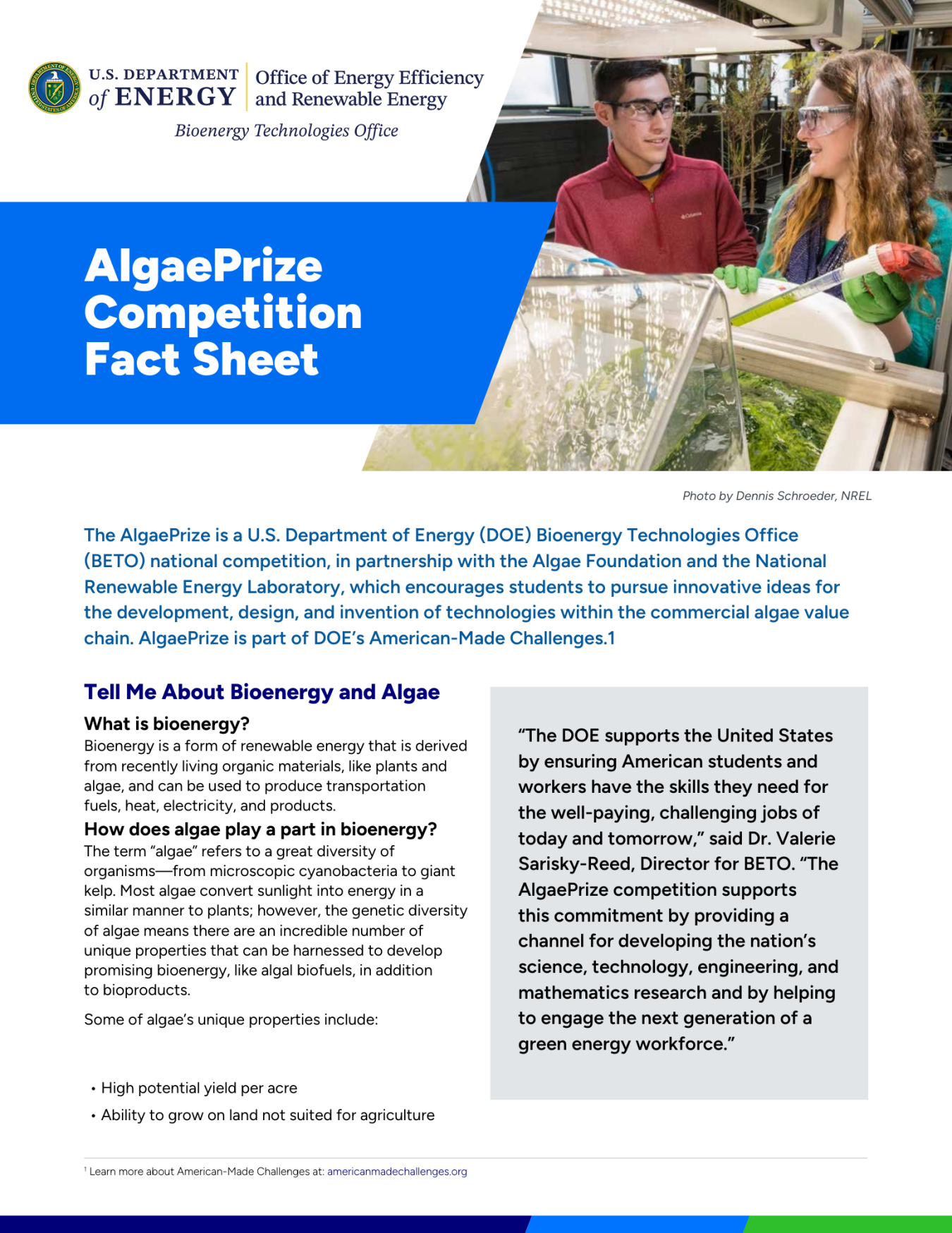 AlgaePrize Fact Sheet Thumbnail