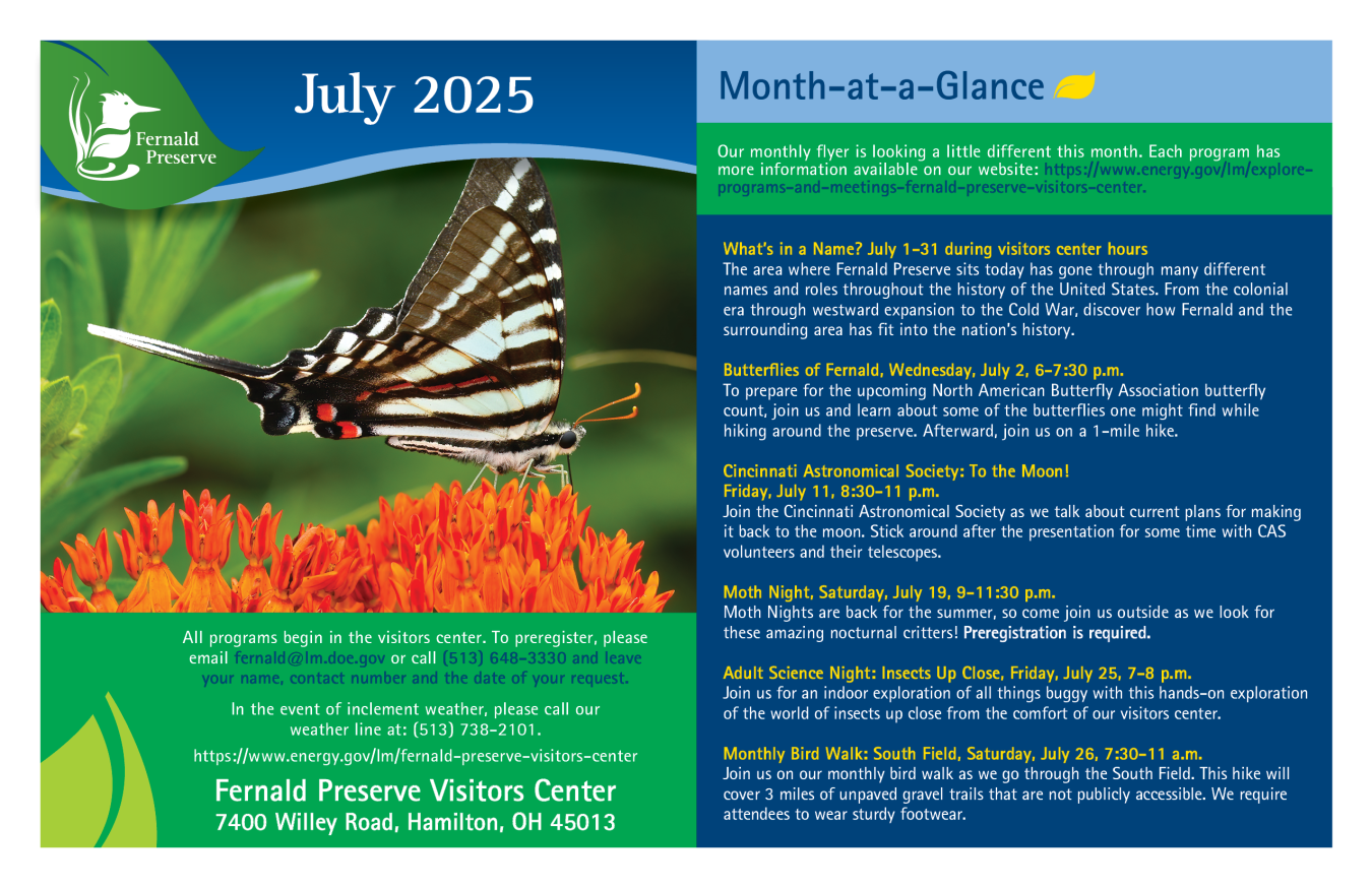 Fernald Preserve July 2025 Events image