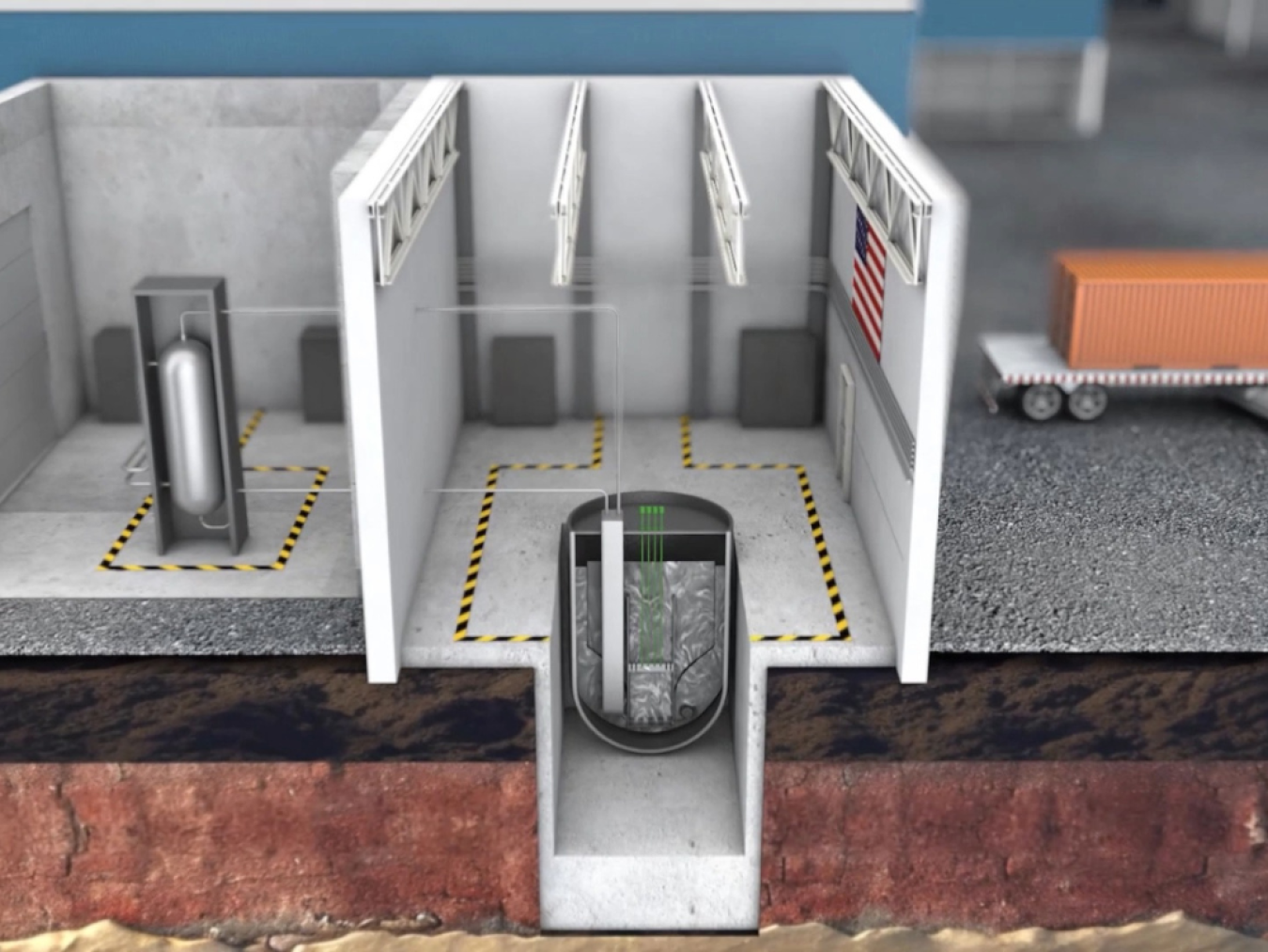 Rendering of a Gen-IV liquid metal fast reactor plant