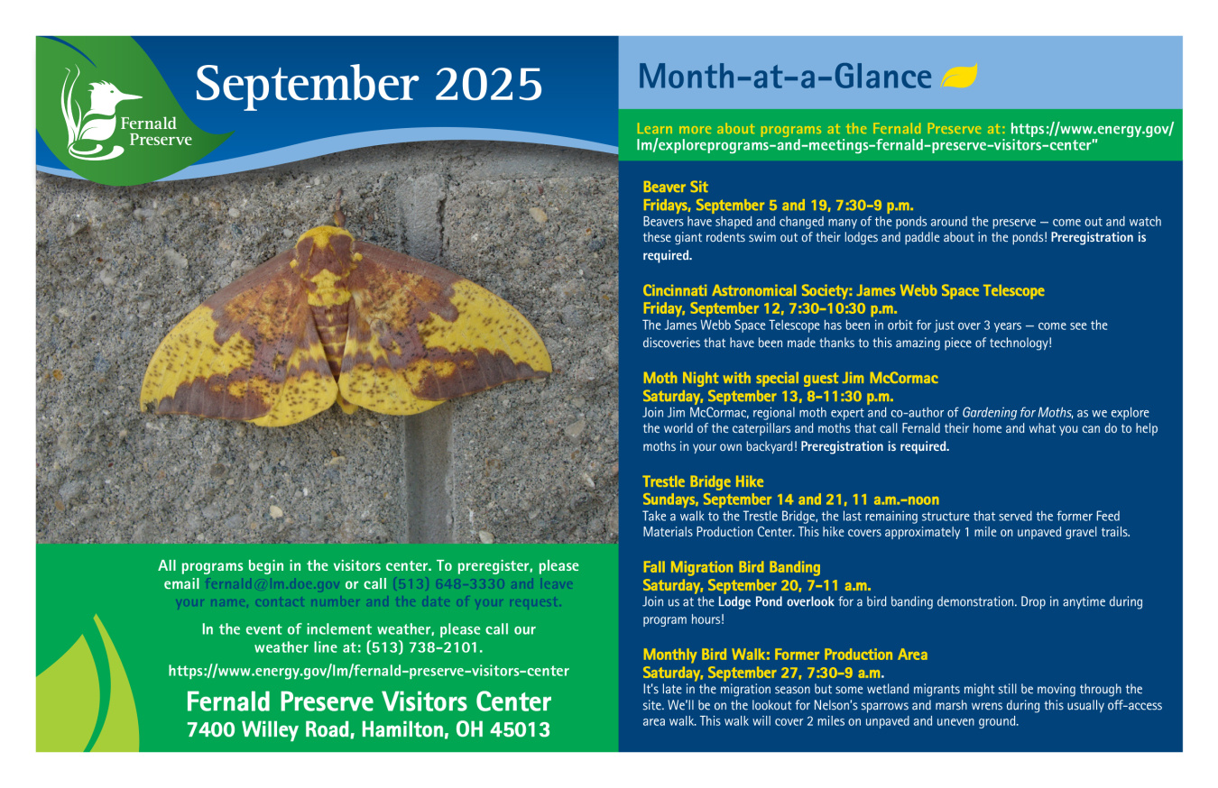 Fernald Preserve September 2025 Events image
