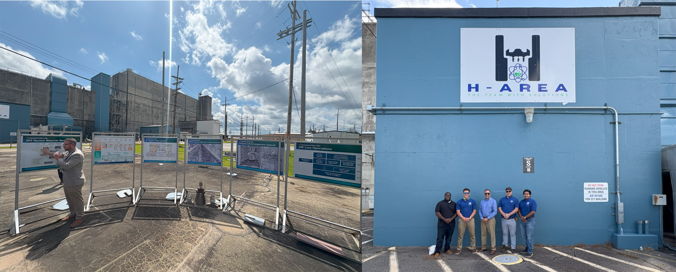 Combination of two images from a tour of the Savannah River Site