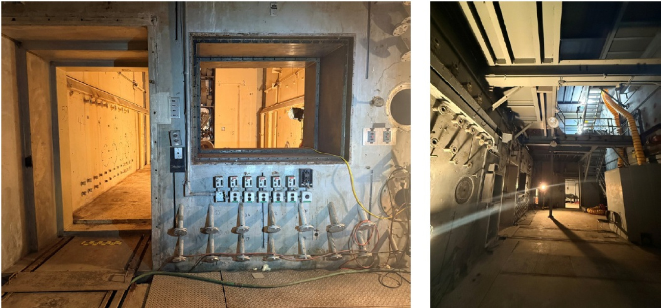 Basement of Building 4024 where nuclear reactor research and development happened