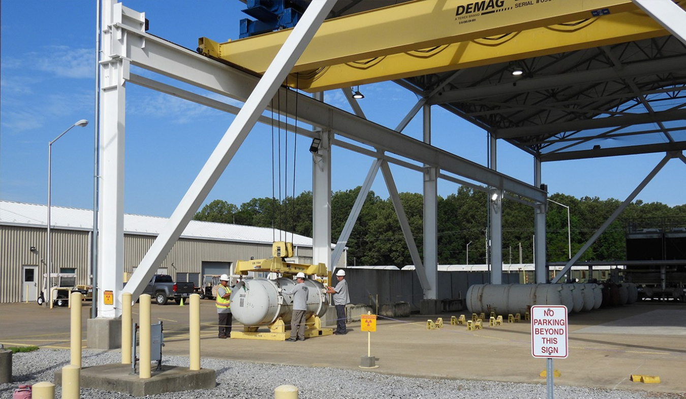 Members of the production support team transports cylinders.jpg