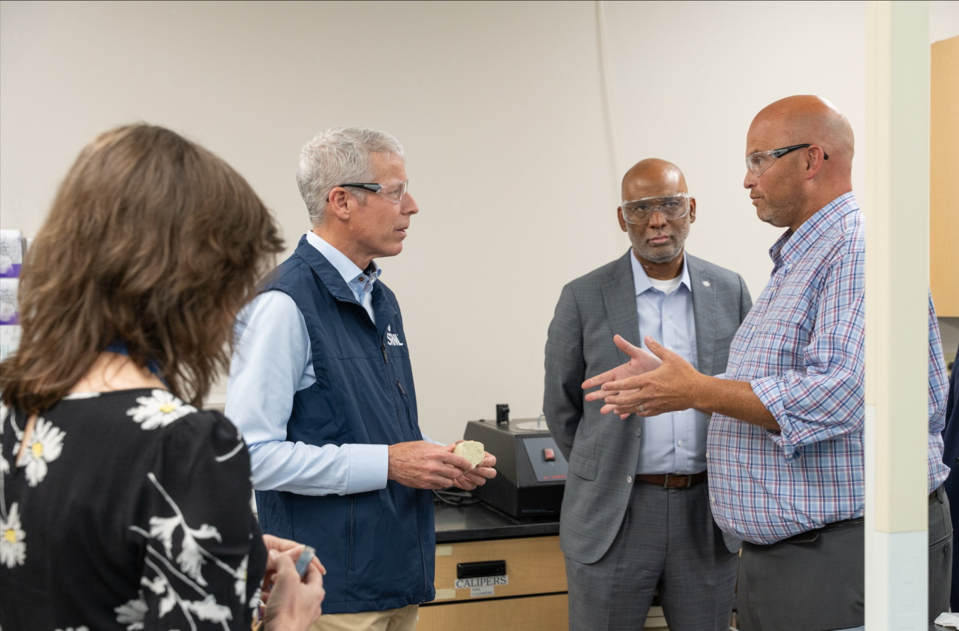 The U.S. Secretary of Energy taking a tour of the Savannah River National Lab