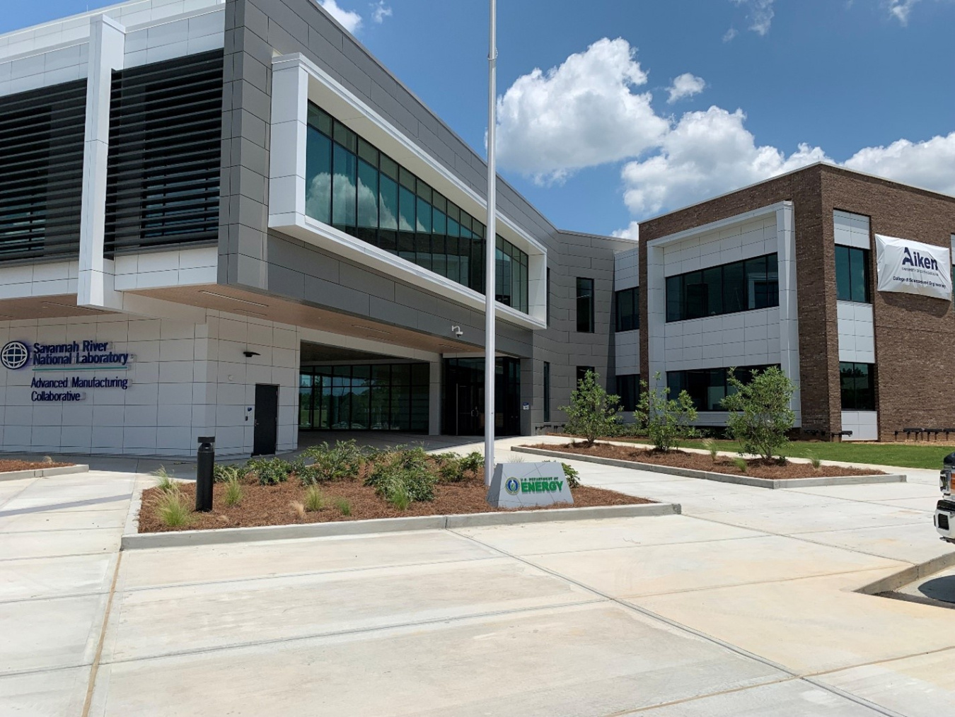The outside of a laboratory building