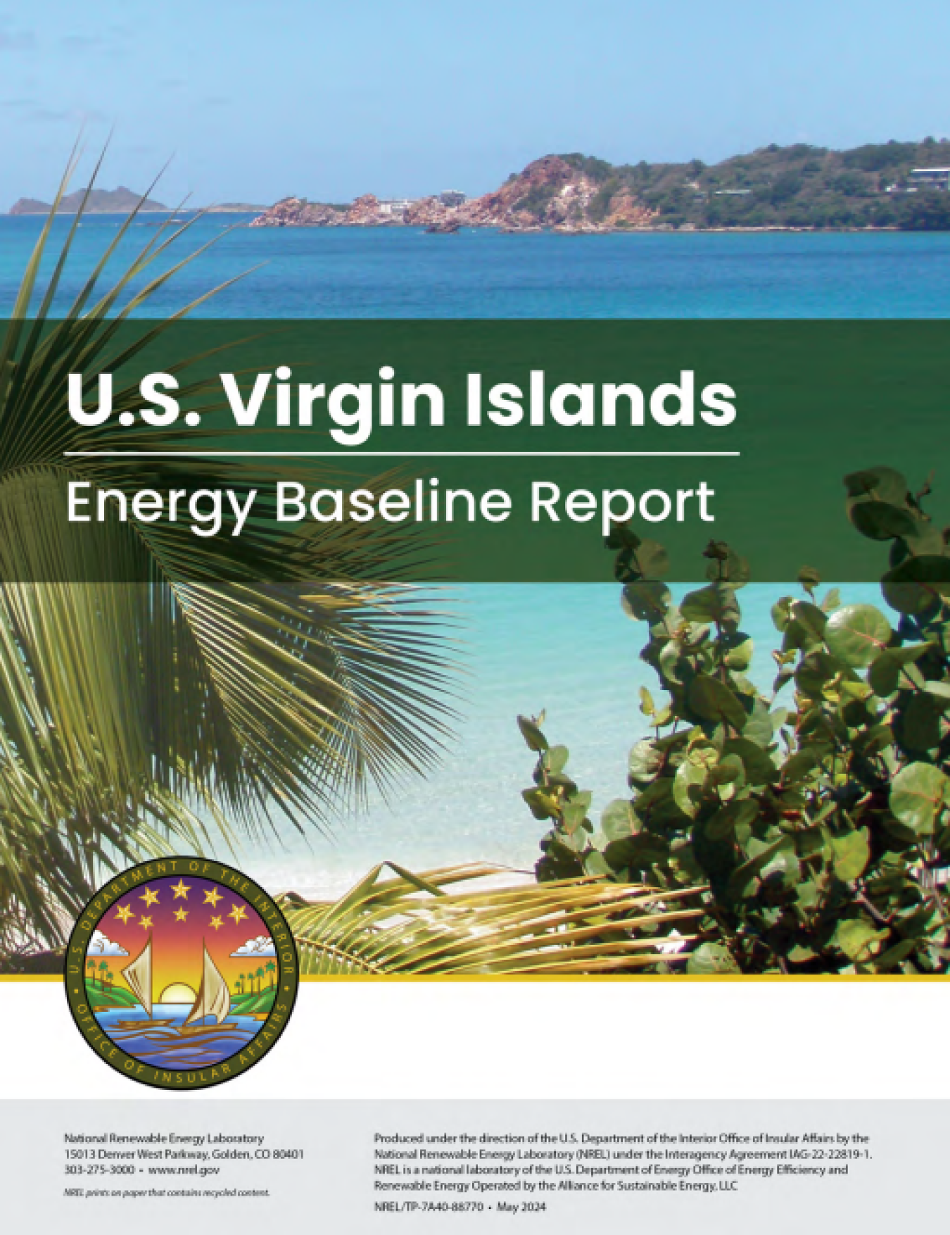 Virgin Islands report cover