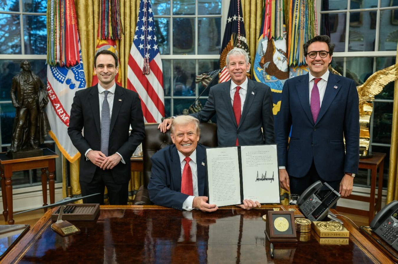 President Trump, Secretary Wright, and Deputy Secretary Gil
