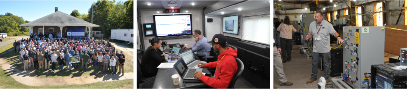 Energy owners and operators participate in the Liberty Eclipse Full-Scale Exercise.