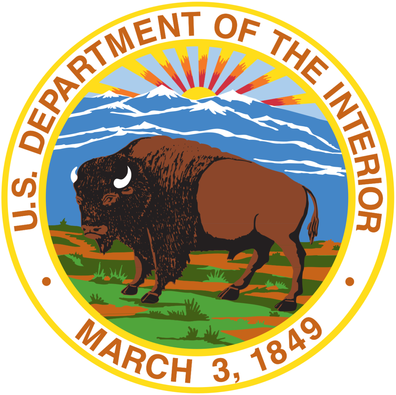 U.S. Department of Interior official seal