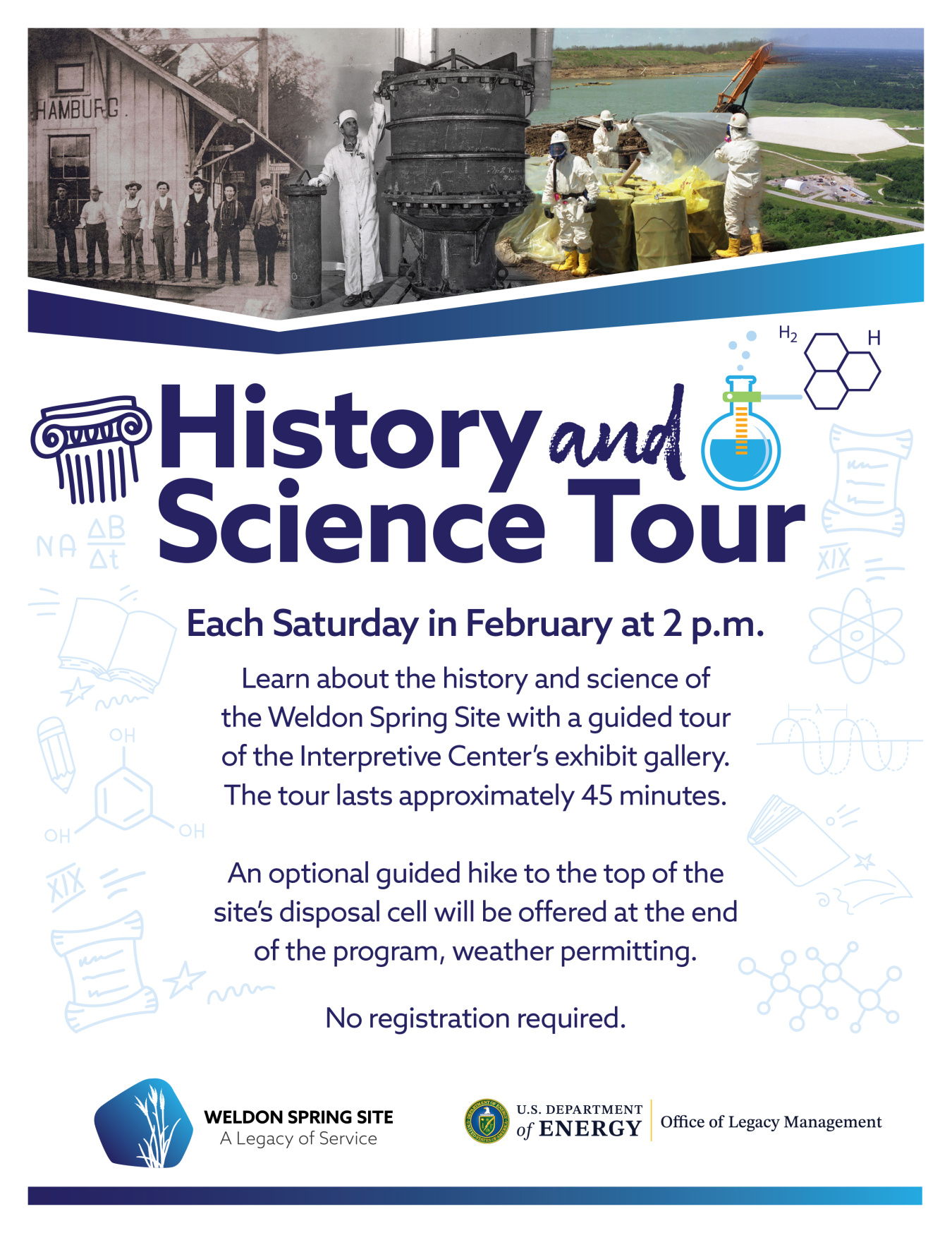 History & Science Tour flyer