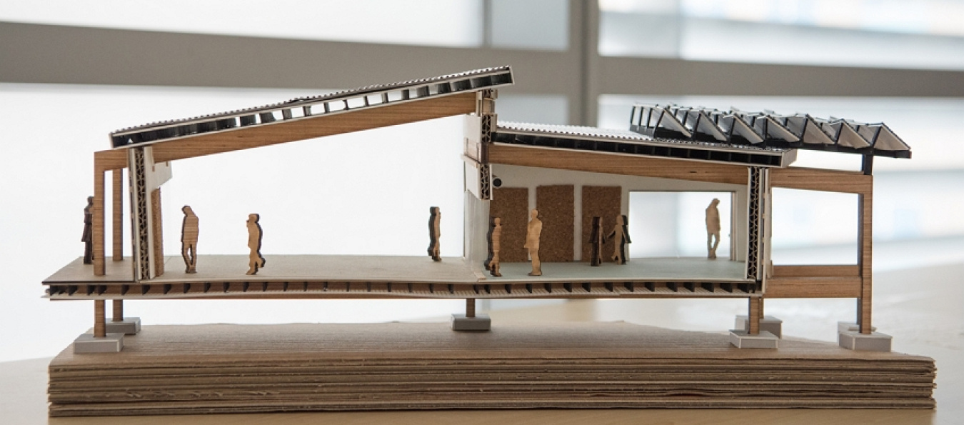 a model of a building