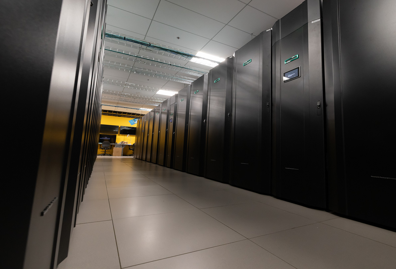 Inside a data center at one of the U.S. Department of Energy’s national laboratories.