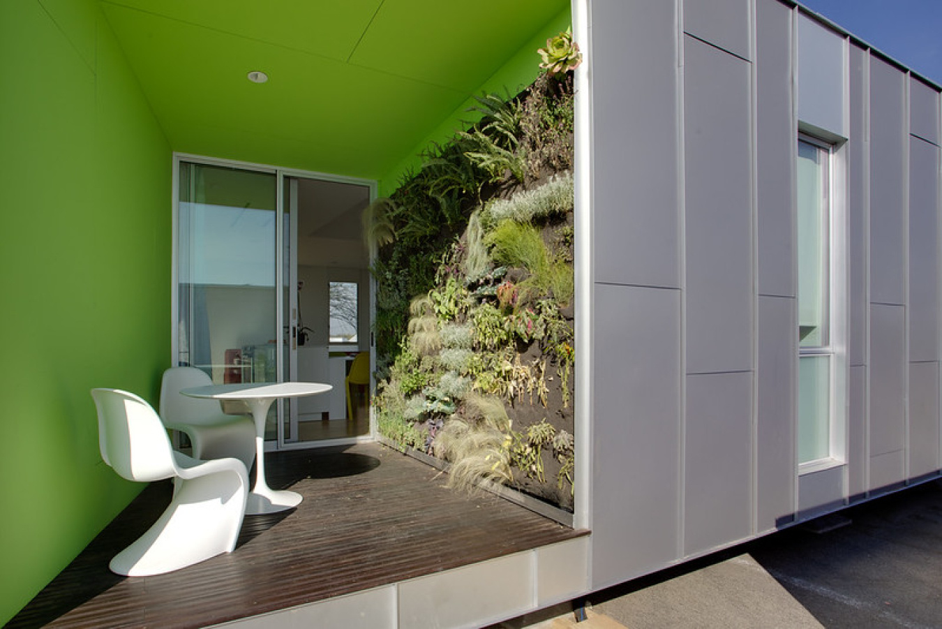 Interior image of the house built by students from the University of Southern California