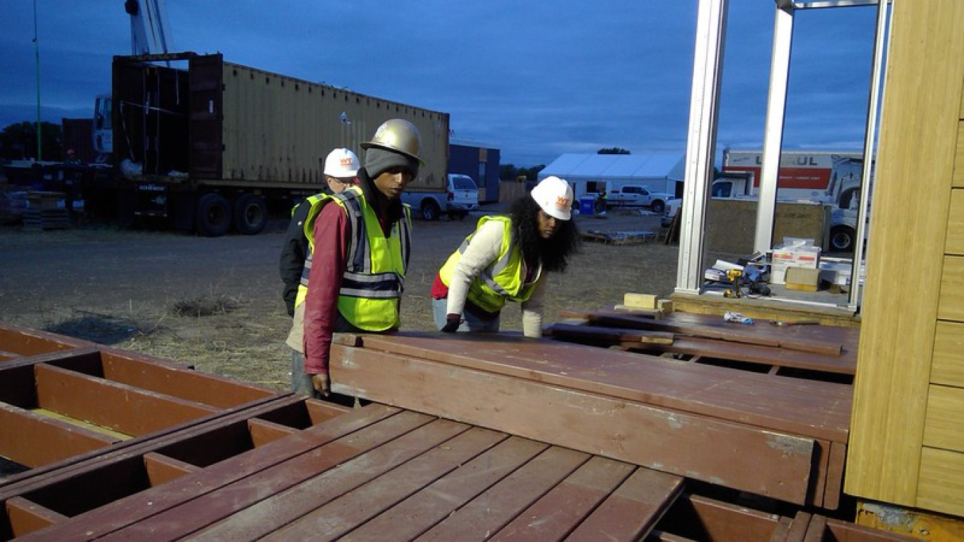 team building a home