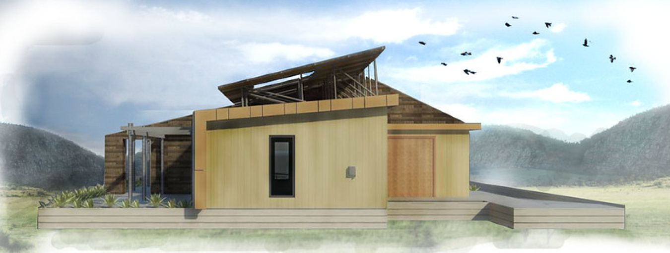 Hampton University and Old Dominion University's 2013 Build Challenge House Rendering.