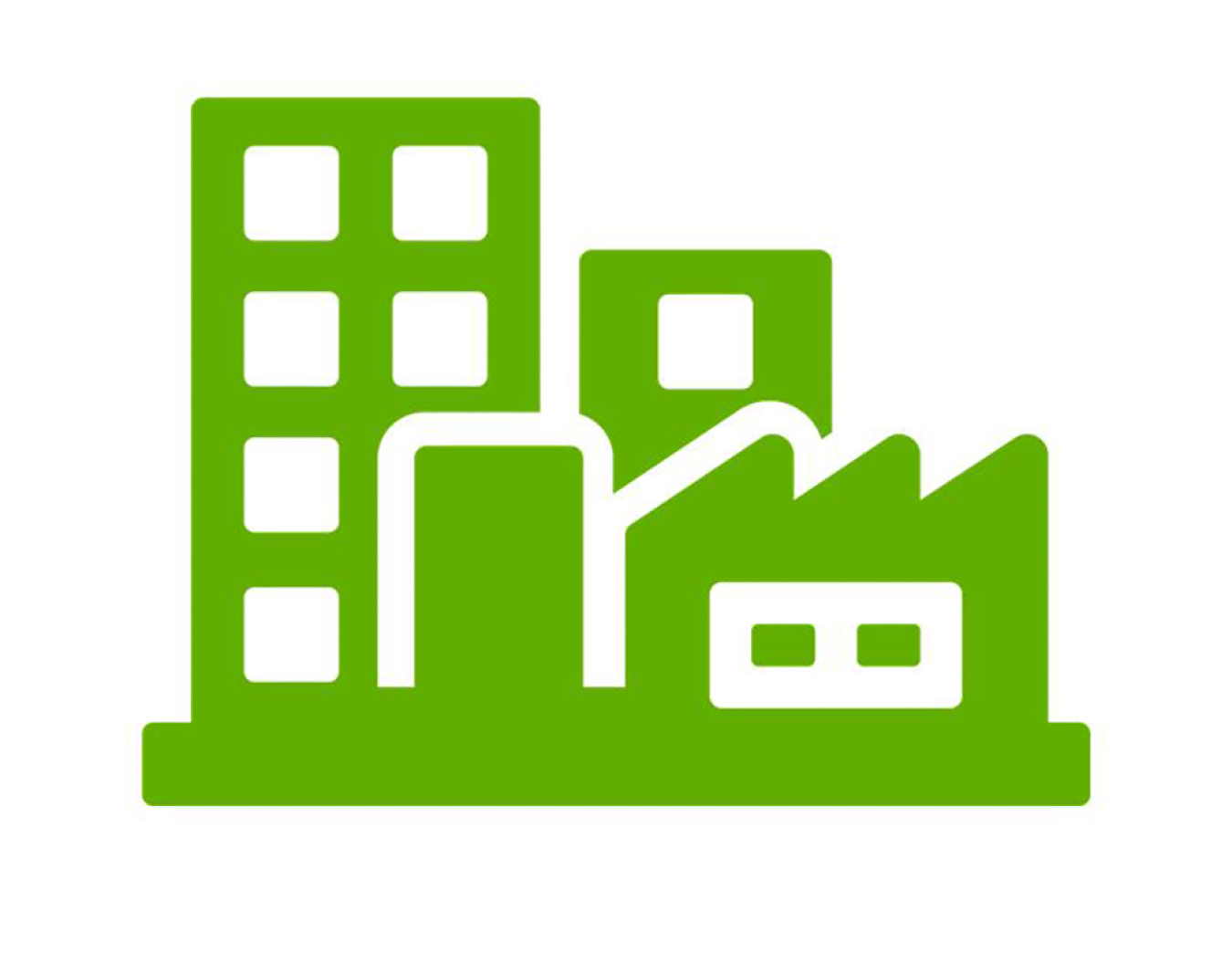 Commercial buildings icon