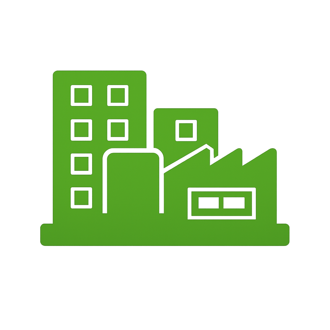 Buildings and homes graphic