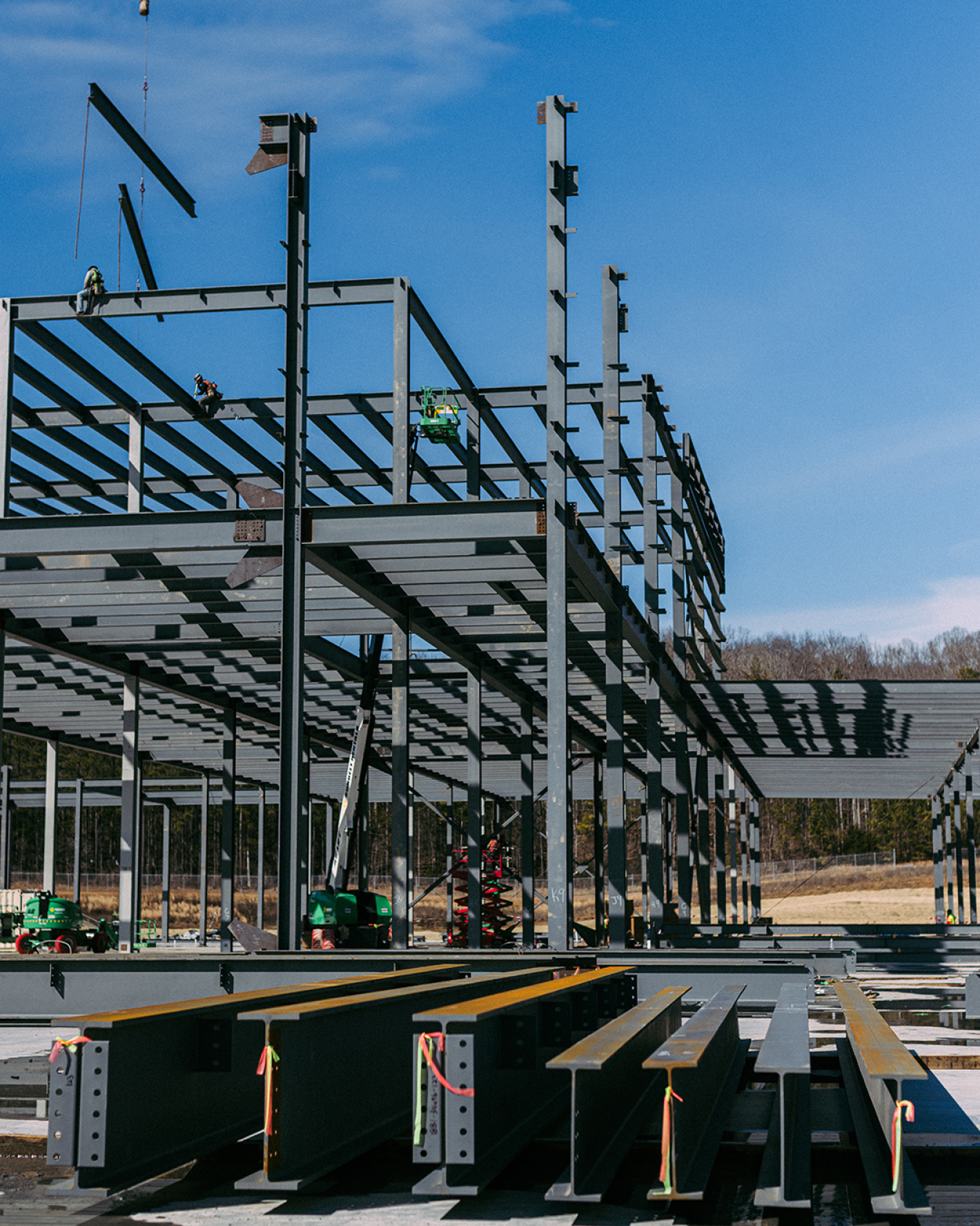 Construction progresses at X-energy's TX-1 fuel fabrication facility in Oak Ridge, TN.
