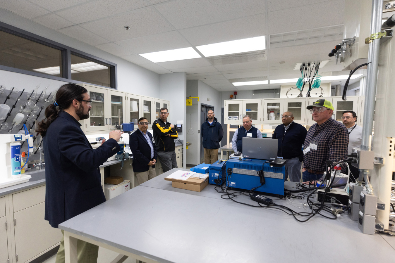 Eastern Coal Workshop participants at the NETL site tour in Pittsburgh, PA