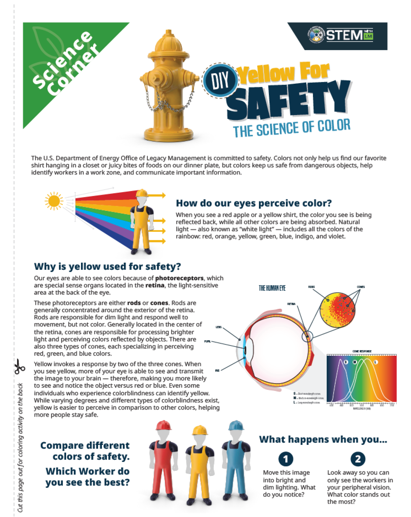 Science Corner Yellow for Safety