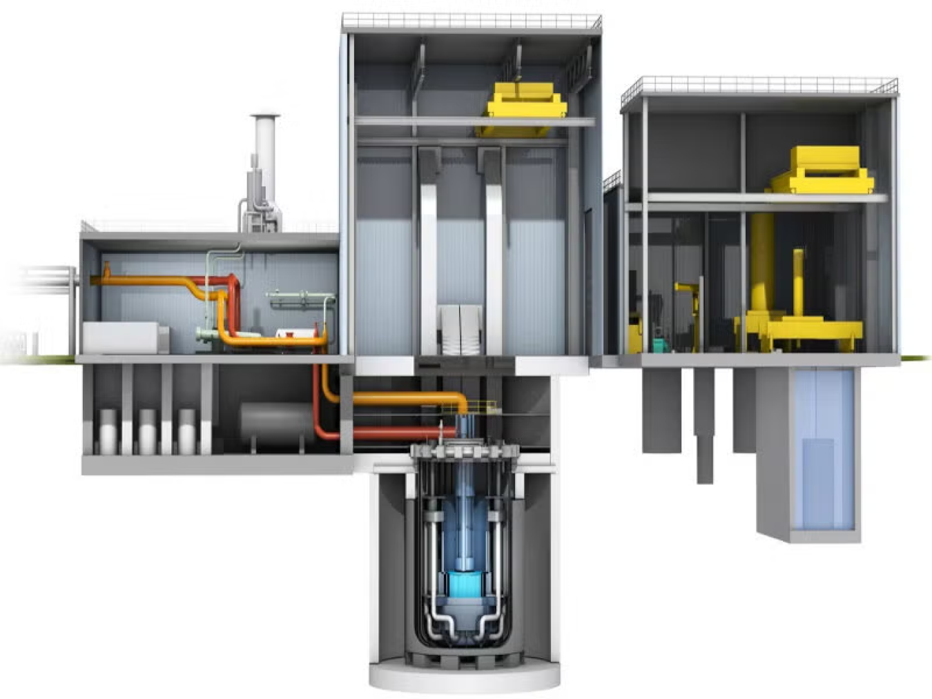 Rendering of TerraPower's Natrium reactor design.