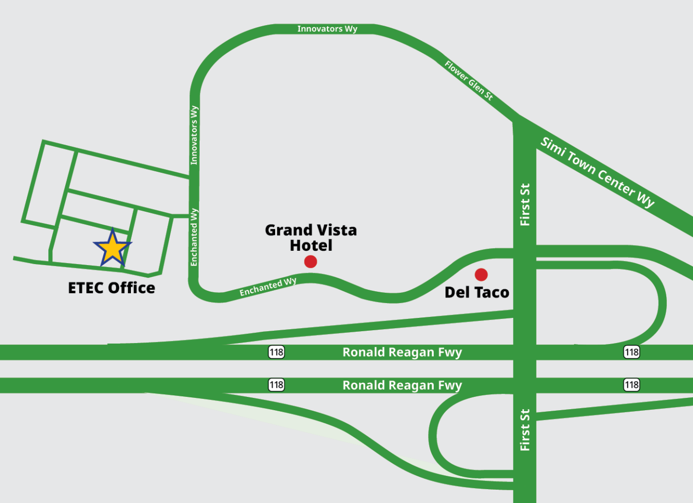 ETEC office map