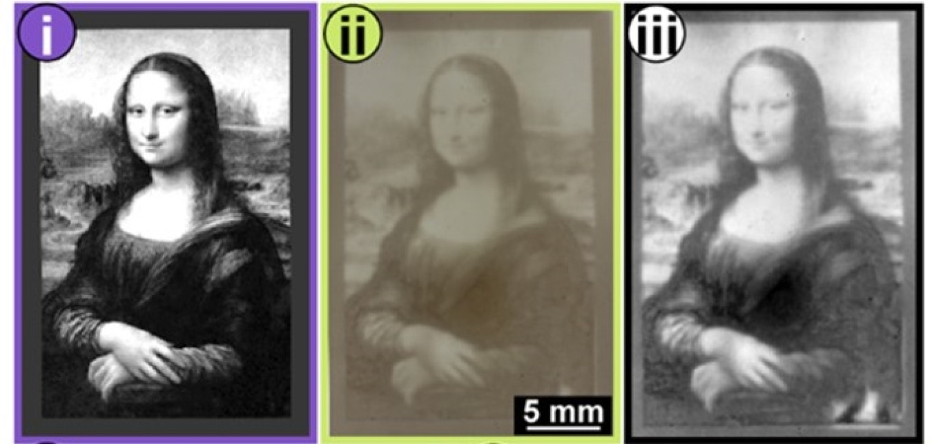 A graphic showing different versions of The Mona Lisa and The Creation of Adam paintings