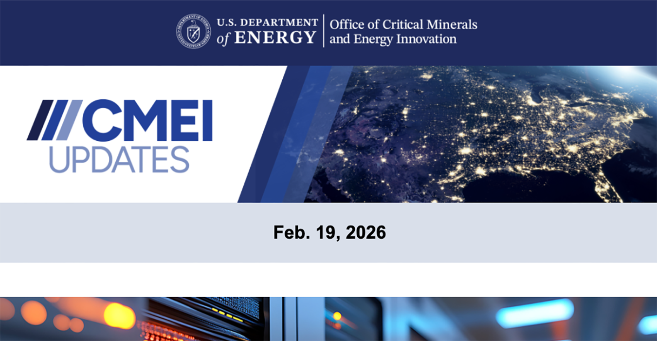 Screenshot of CMEI Updates newsletter