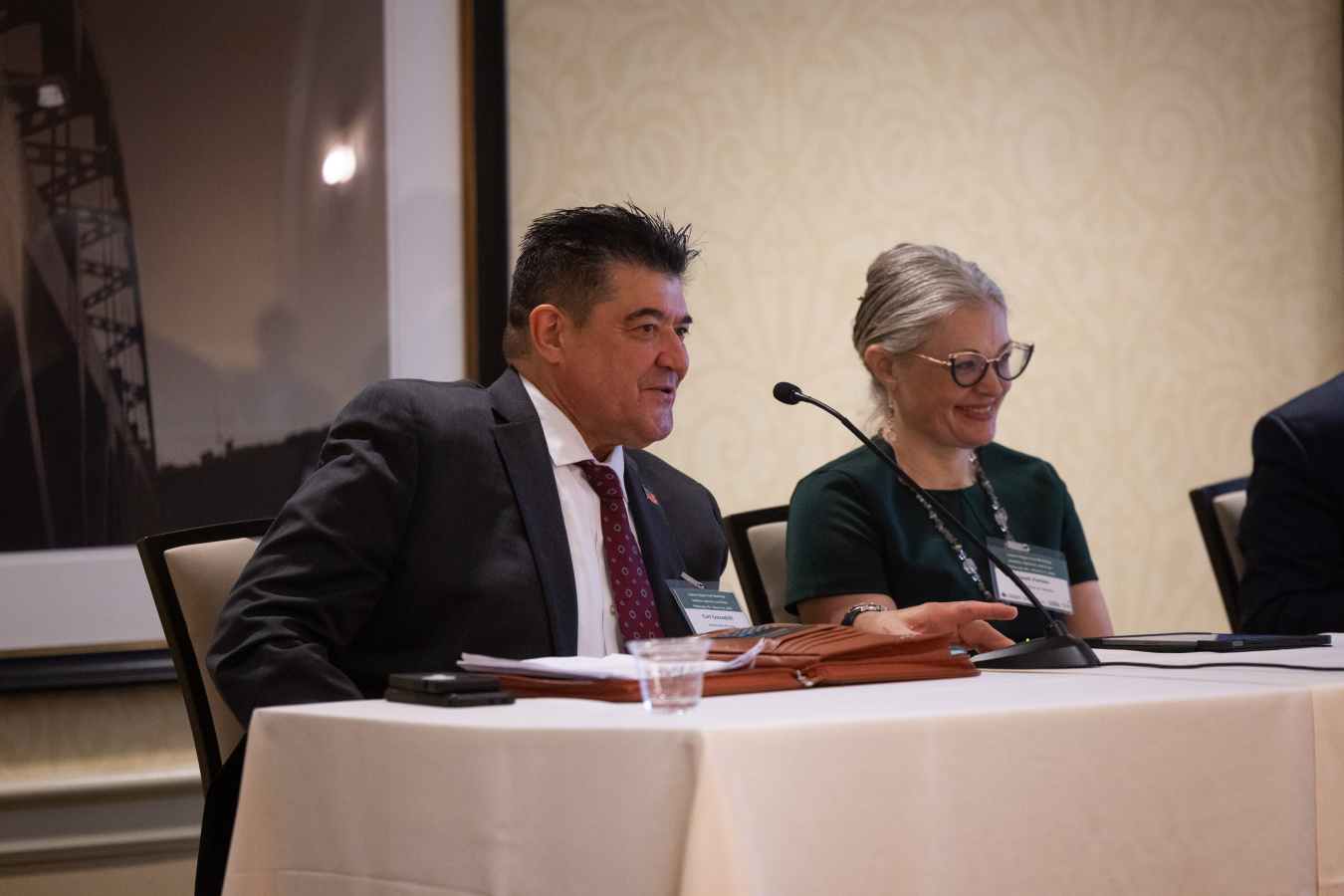 HGEO Principal Deputy Assistant Secretary Curt Coccodrilli and Director for the Office of Coal Sarah Forbes