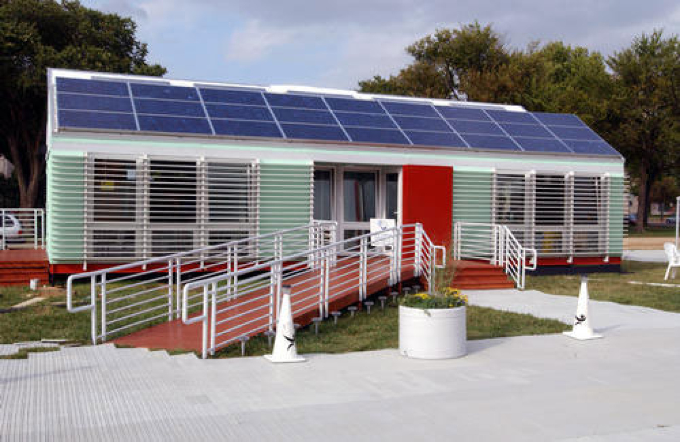 The University of Puerto Rico's Solar Habitat placed second in the Design and Livability contest.