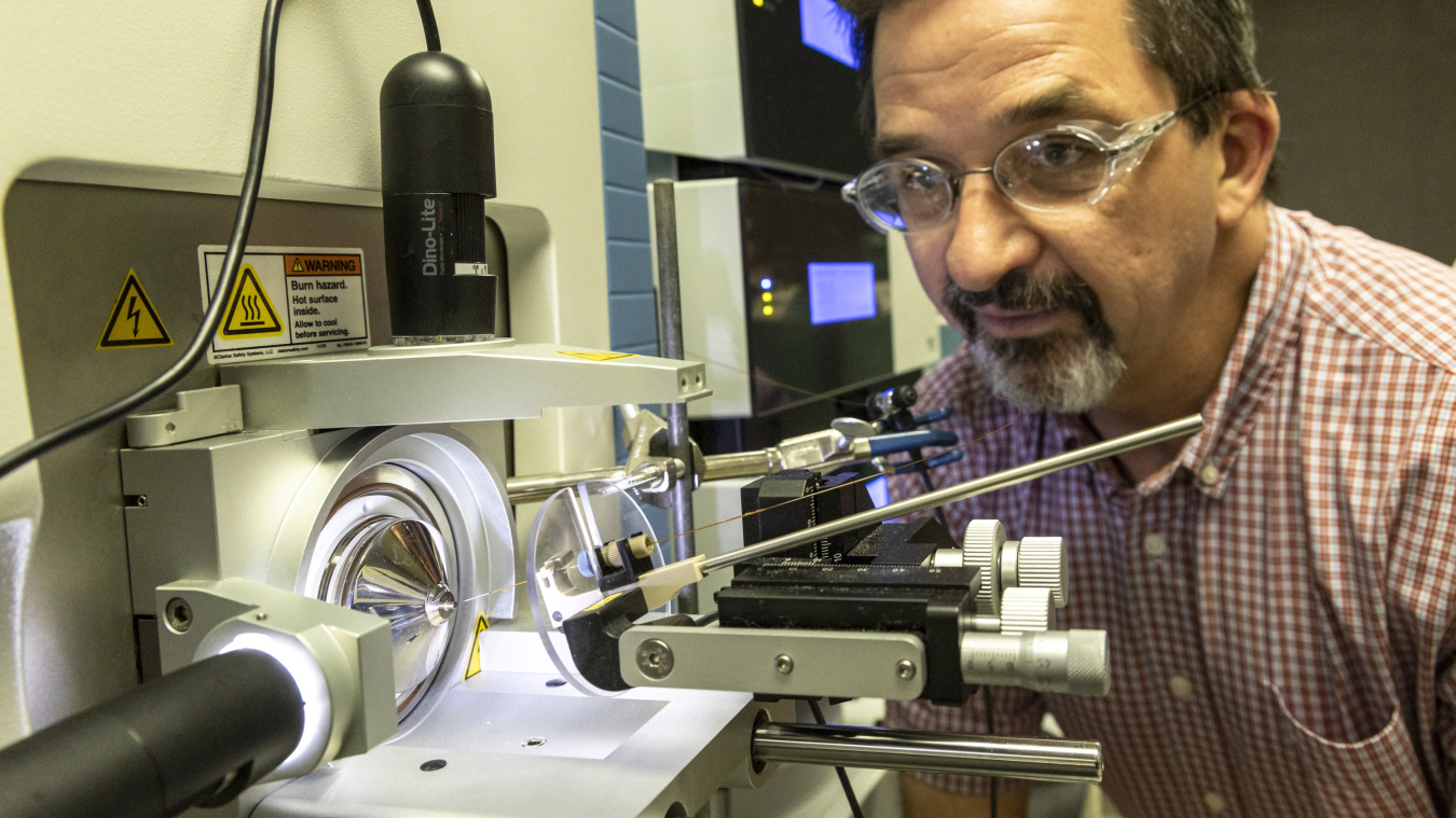 Oak Ridge National Laboratory scientists used mass spectrometry to analyze proteins and small molecules called metabolites. With this data, they identified ways to improve microbial processes and increase production of valuable chemicals. 