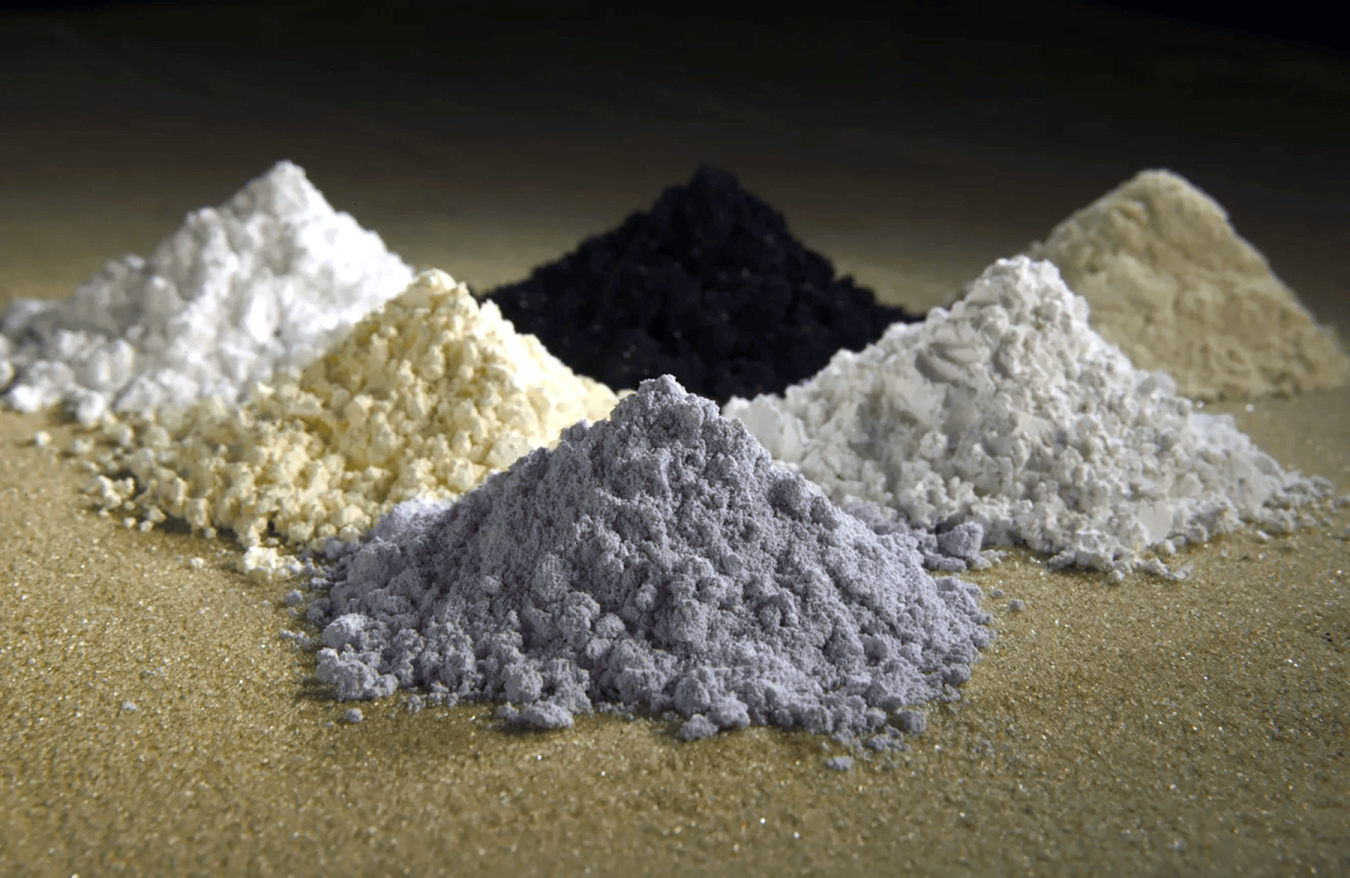 Assortment of rare earth elements