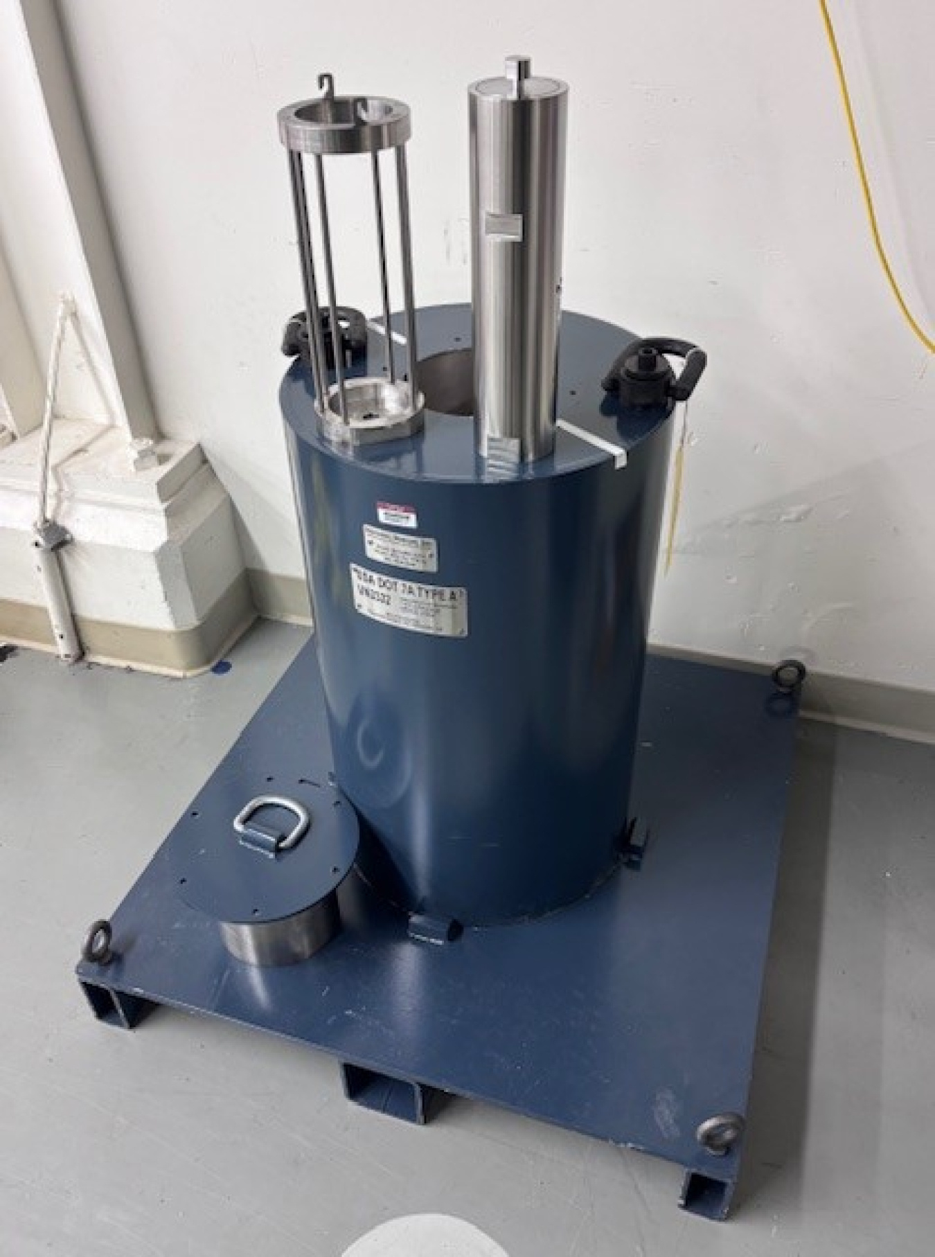 The PNNL Type A cask with a special form capsule (SFC) used to safely transport Ra-226.
