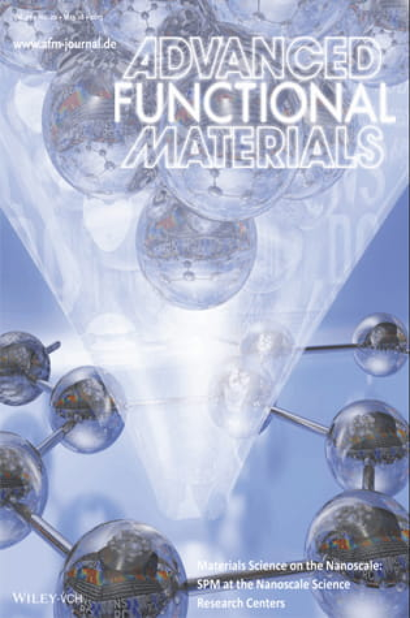Cover of the special issue of Advanced Functional Materials featuring DOE's five Nanoscale Science Research Centers.