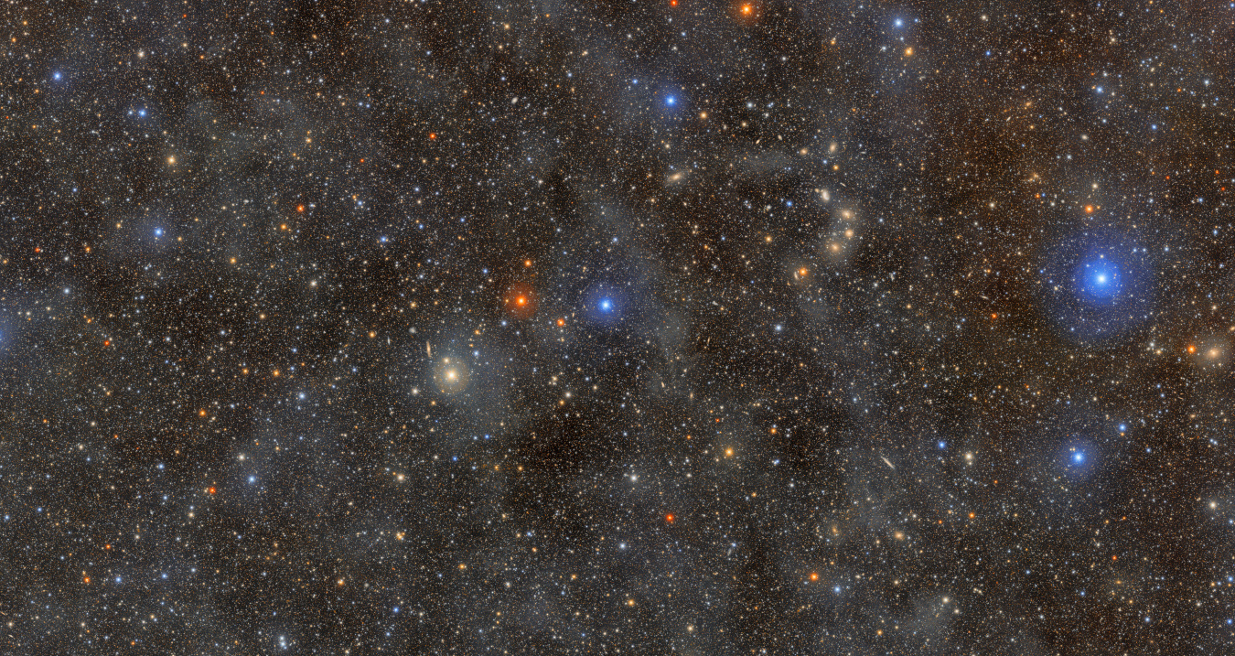 This field of stars in the constellation Lupus showcases the unprecedented view that NSF–DOE Vera C. Rubin Observatory gives us. Equipped with the LSST Camera, Rubin combines a wide view of the sky with the ability to detect extremely faint objects.