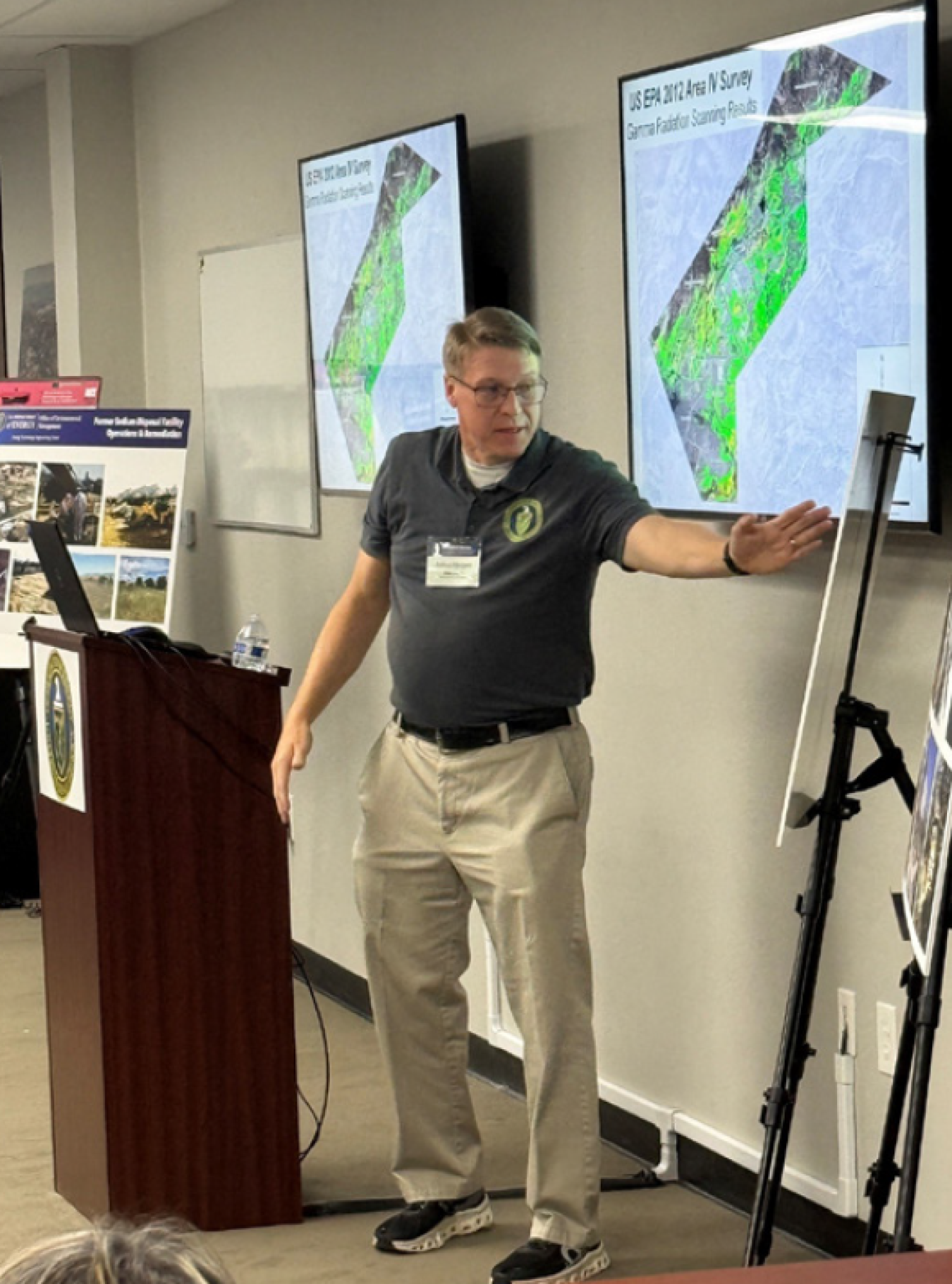 Josh Mengers presenting